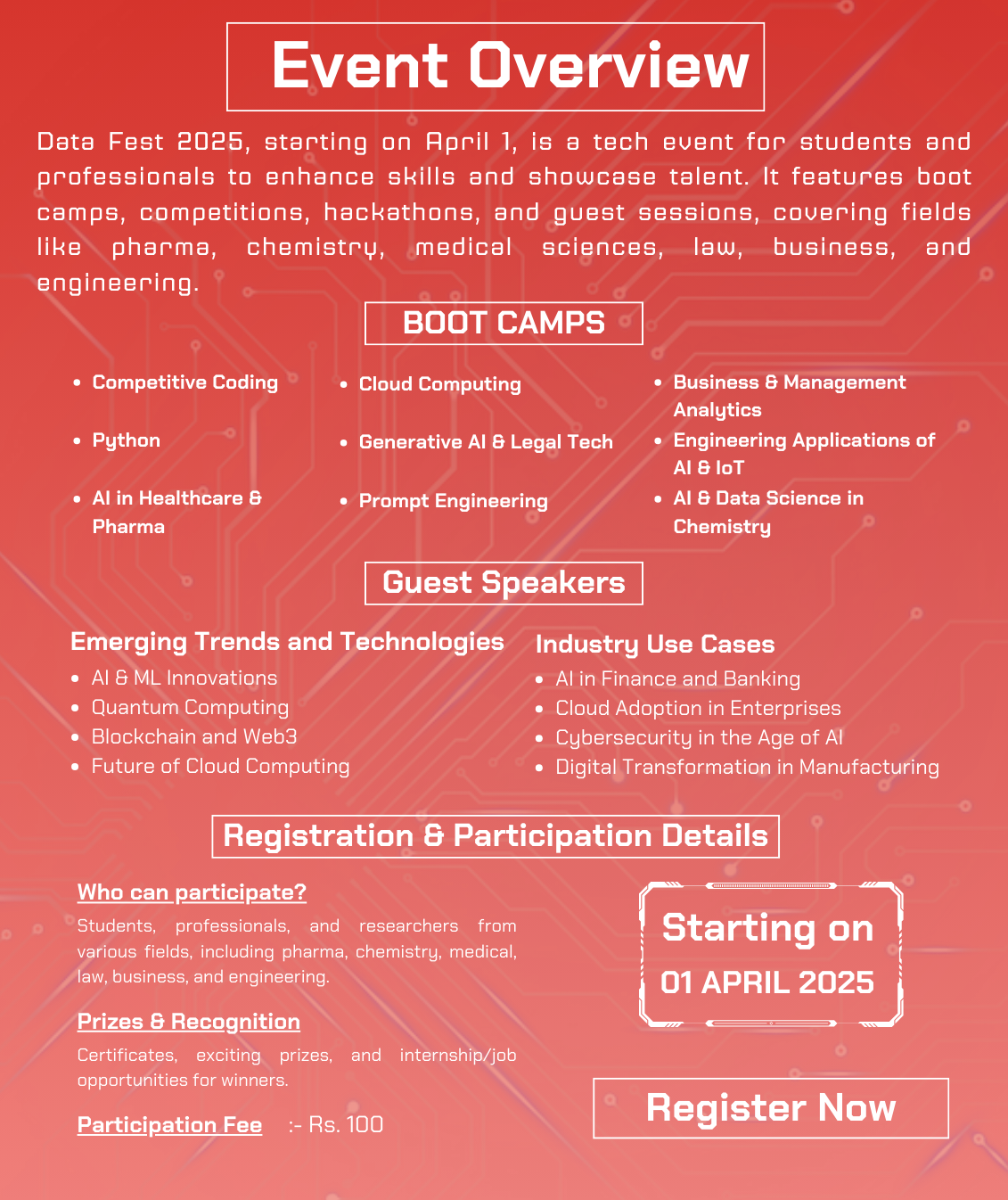 DataFest Poster